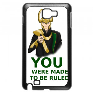 Avengers Loki Quotes Galaxy Note Case
