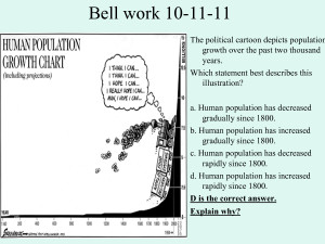 Human Population Growth Political Cartoon