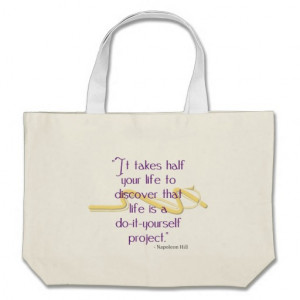 Do-It-Yourself Quote Canvas Bag