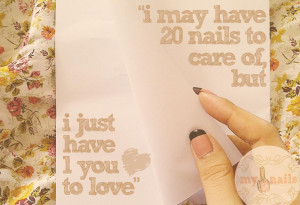 ... least, i wanna remind you and explain how can i love my nails alot