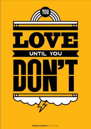 Spectacular Posters With Memorable Quotes From Music Lyrics