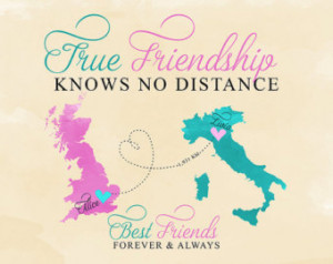 True Friendship Distance Quotes True friendship quote