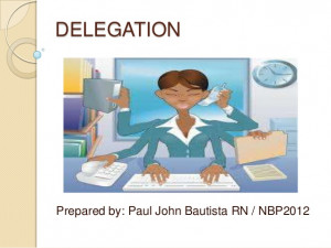 nursing delegation model