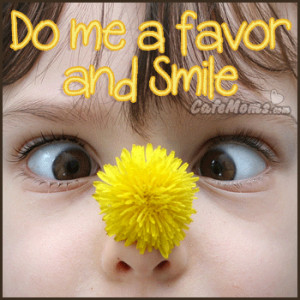 Do me a Favor and Smile Facebook Graphic