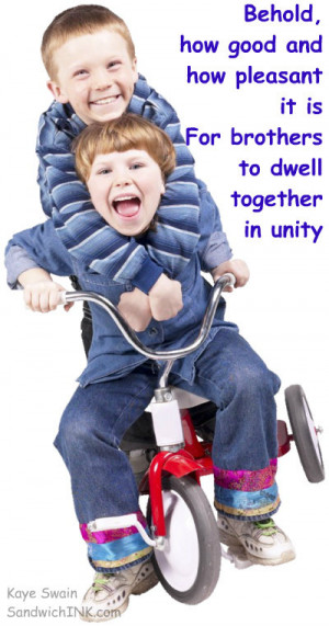 Bible Verses remind the Sandwich Generation family to dwell and work ...