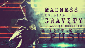 Joker Quotes Madness Like Gravity