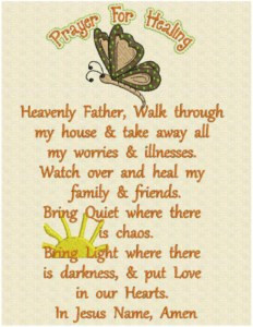 Short Prayer for Healing Quotes