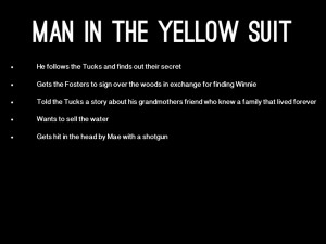 MAN IN THE YELLOW SUIT