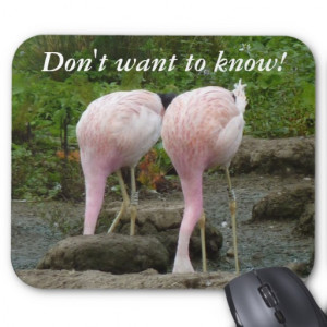 Burying one's head in the sand! mouse mats