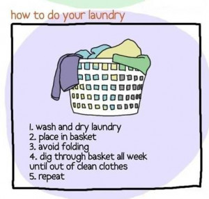 how to do your laundry - funny Picture