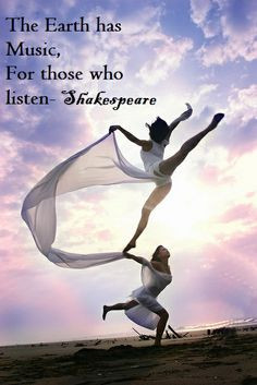 Inspirational Dance Quote. #dance #inspire #shakespeare More