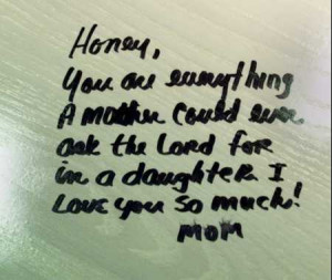 Note written on Rachel's casket)