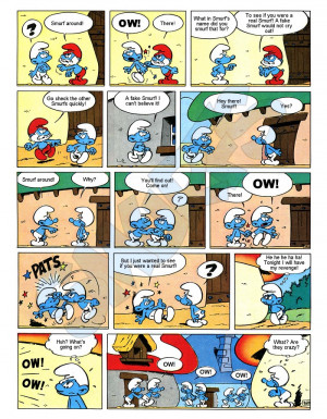 Pictures Smurfs Collector Bulletin Board System Funny Smurf Comic ...