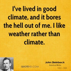Lived Good Climate And