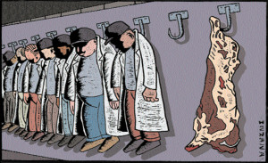 the article the shame of meatpacking by karen olsson stresses