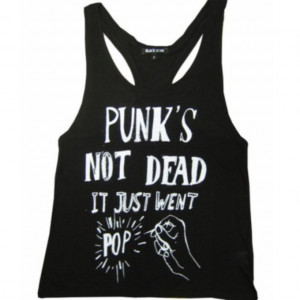punk grunge punk pop quote on it skirt