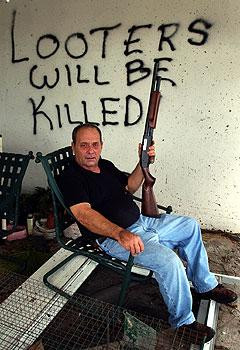 Looters are such scum!