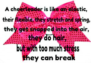 Cheerleading Sayings | cheer bows cheer bows quotes flexible me stress ...