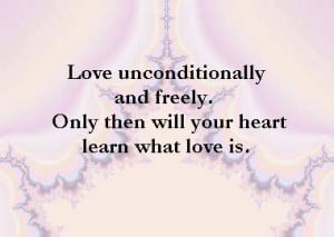 Unconditional Love Quotes Hearts Pictures
