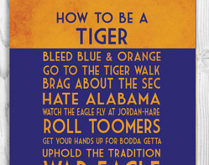 Auburn Quote Poster Sign, Auburn Football Decor, Auburn Print, Auburn ...