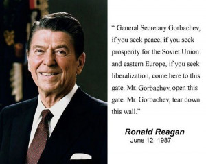 quote bring down the wall | Ronald Reagan 