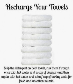 Recharge Your TowelsIdeas, Recharge Towels, Cleaning Towels, Tricks ...