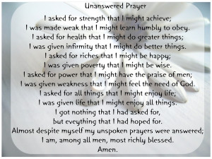 Unanswered Prayer ( Graphics by Dmagdalene )