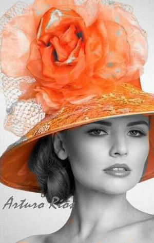 Orange Taffeta, Couture Derby, Hats Lampshades, Lavish Hats, Mad ...