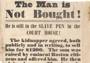 Broadside protesting re-capture of fugitive slaves, 1854 (Gilder ...