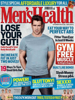 Colin Farrell in Men's Health Magazine [United Kingdom] September 2012 ...