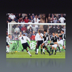 Steven Gerrard England 5 Germany 1 Signed Photo