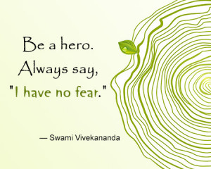 Quotes About Fear By Swami Vivekananda