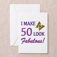 50 And Fabulous Greeting Cards