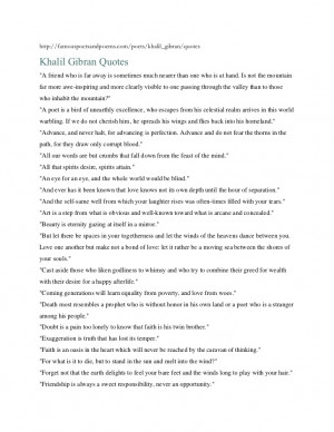 Khalil gibran quotes