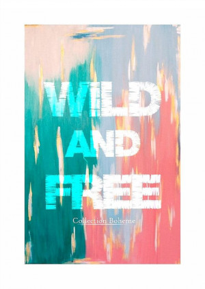 Bohemian Quote Print - Indie Gypsy Wild Print - 11 X 14 Quote Art ...