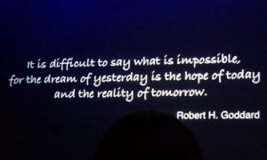 ... is the hope of today and the reality of tomorrow ~ Inspirational Quote