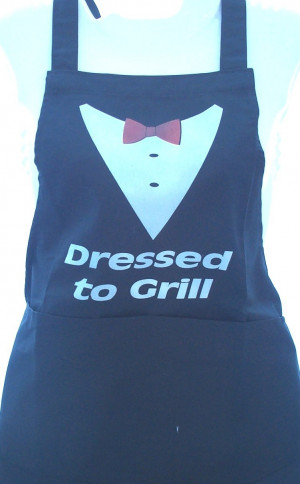 Review of Dressed to Grill Funny Spy Apron a Great Joke Apron