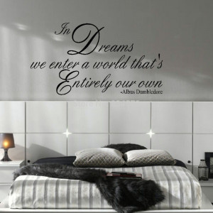 Hot-HARRY-POTTER-QUOTE-IN-DREAMS-WALL-ART-STICKER-wall-Decal-DIY-Home ...