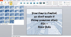 DIY Photo Quotes Using PowerPoint