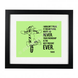 Tigger (Winnie the Pooh) Quote Printable with Optional Custom Color ...