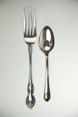 Bamboo Fork And Spoon Set