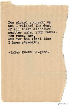 Books Poems Quotes, 874 By Tyl Knott, Knott Gregson, Typewriter Series ...
