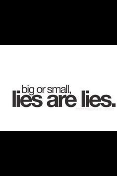 Once a liar, always a liar. More