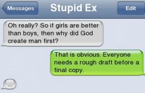 Epic text – Girls are better than boys