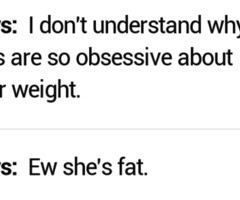 Tagged with hate being overweight