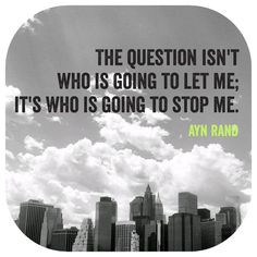 answer no one # inspirational quote # inspiration # quote # aynrand ...