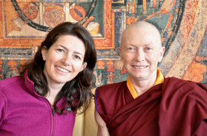 ... Buddhist women. Here she is with the author, Michaela Haas (Gayle M