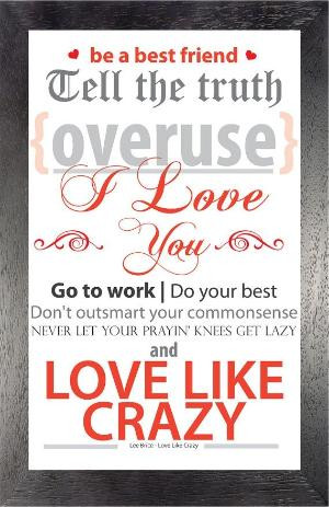 ... - Lyric Print - Typographic Art Print - Country Song Lyrics by judith