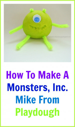 How to Make A Monsters, Inc. Mike | Playdough Play