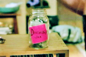 new girl douchebag jar